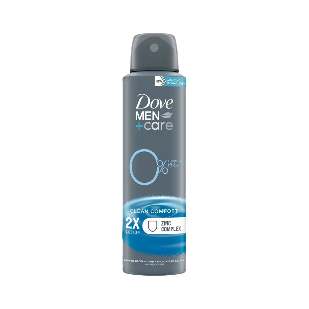 Deodorant spray men+care 0% aluminiu clean comfort picture