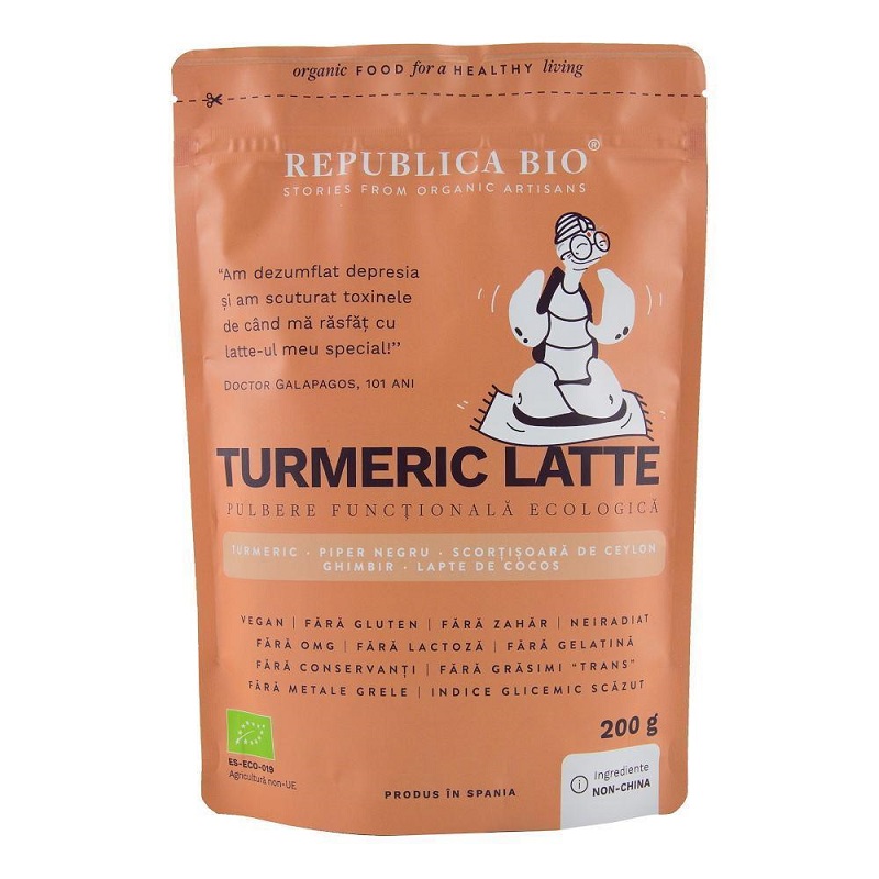 Turmeric latte bio picture