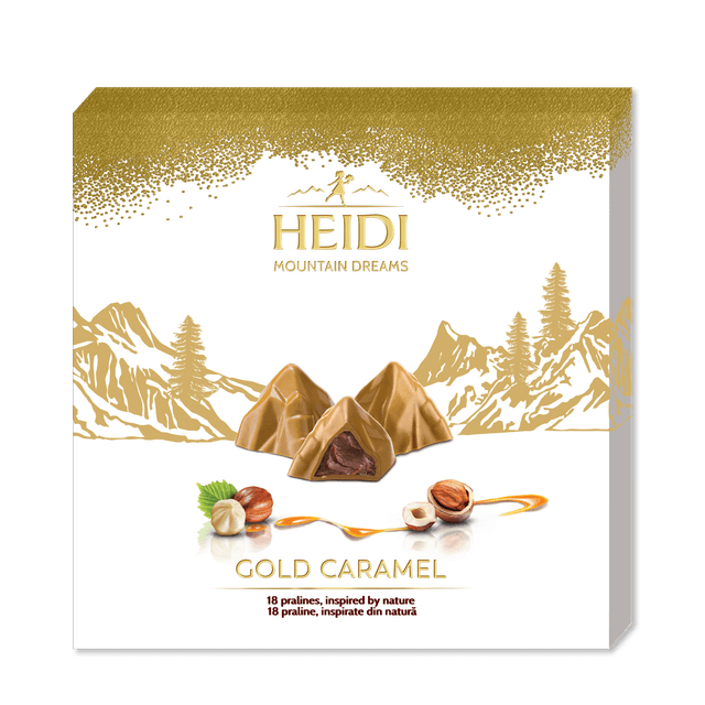 Praline mountain dreams gold caramel picture