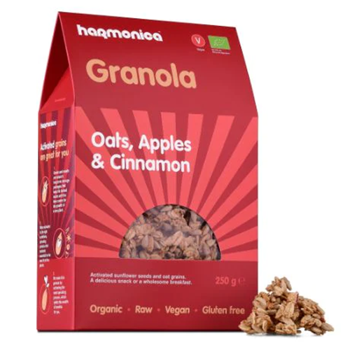 Granola cu ovaz + mere si scortisoara bio picture
