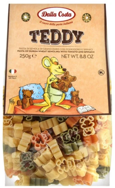 Paste din grau dur tricolore teddy picture