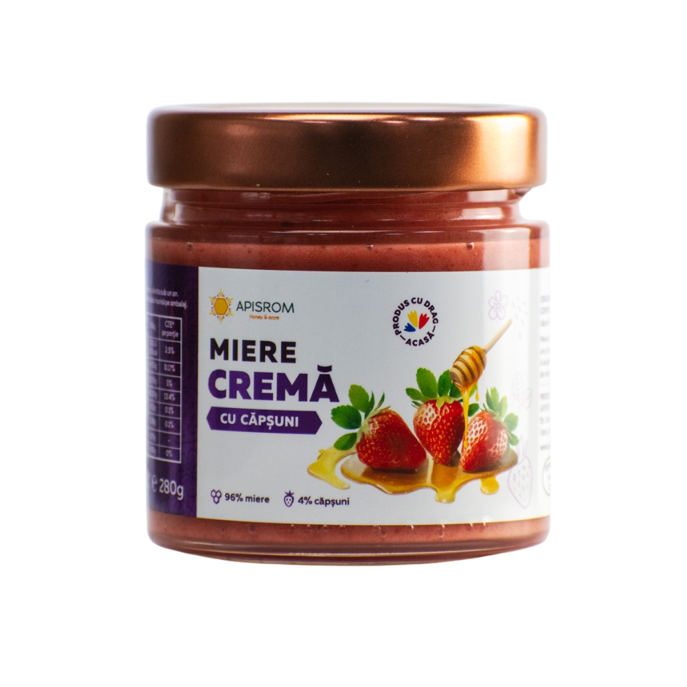 Miere crema cu capsuni picture