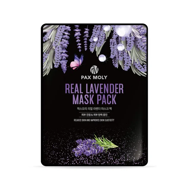 Masca de fata servetel lavanda picture