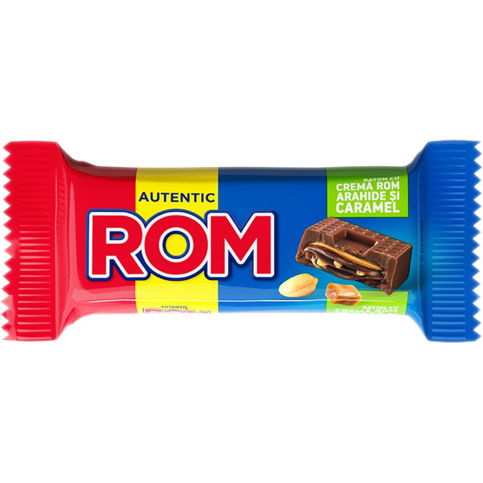 Baton ciocolata rom arahide si caramel picture