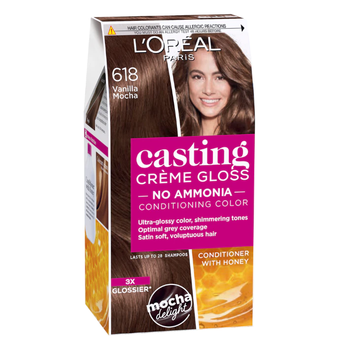 Vopsea de par creme gloss 618 vanilla mocha picture