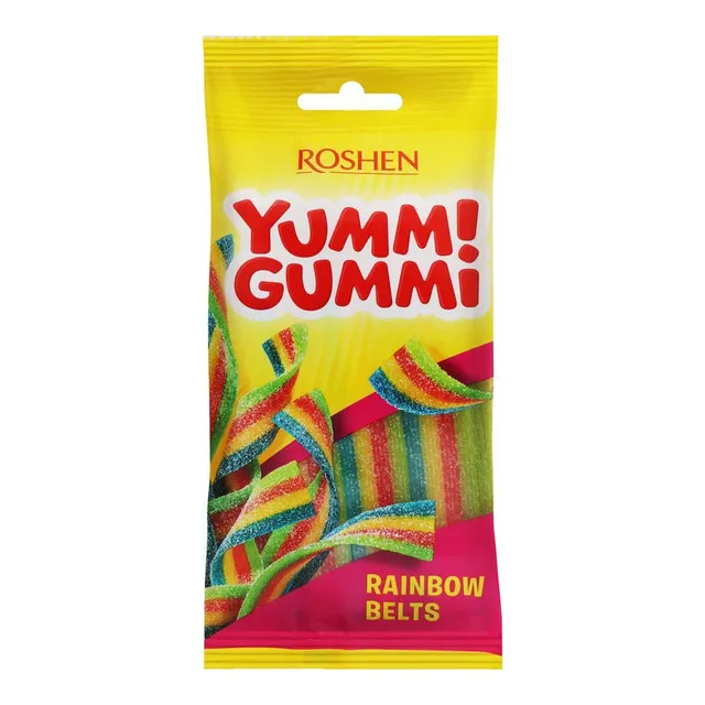 Jeleuri yummi gummi rainbow belts picture