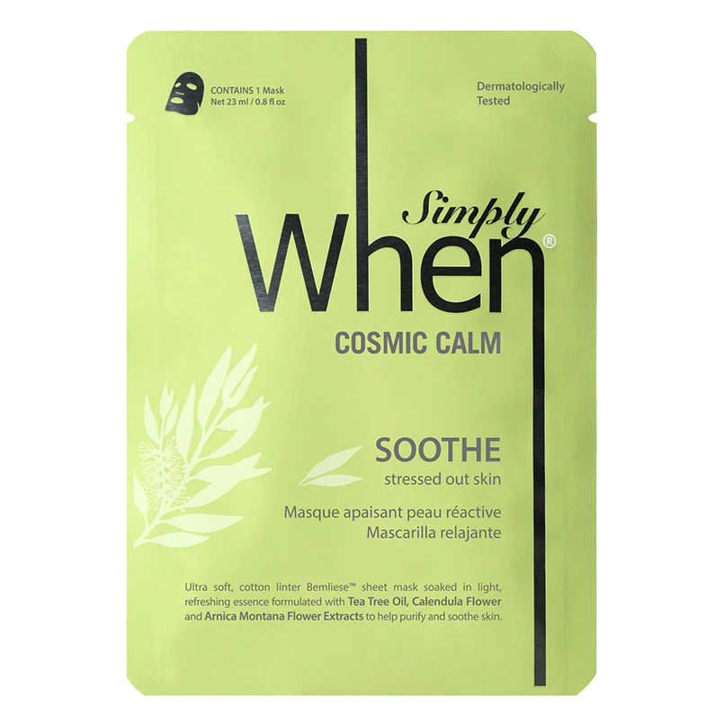 Masca de fata servetel cu ulei din arbore de ceai cosmic calm picture