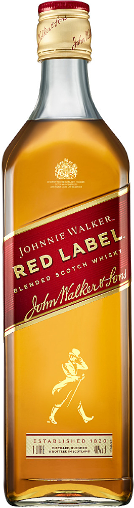 Whisky red label 40% vol. picture