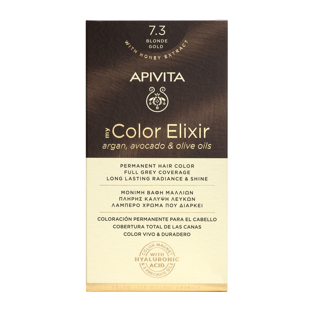 Vopsea de par my color elixir, blonde gold n7.3 picture