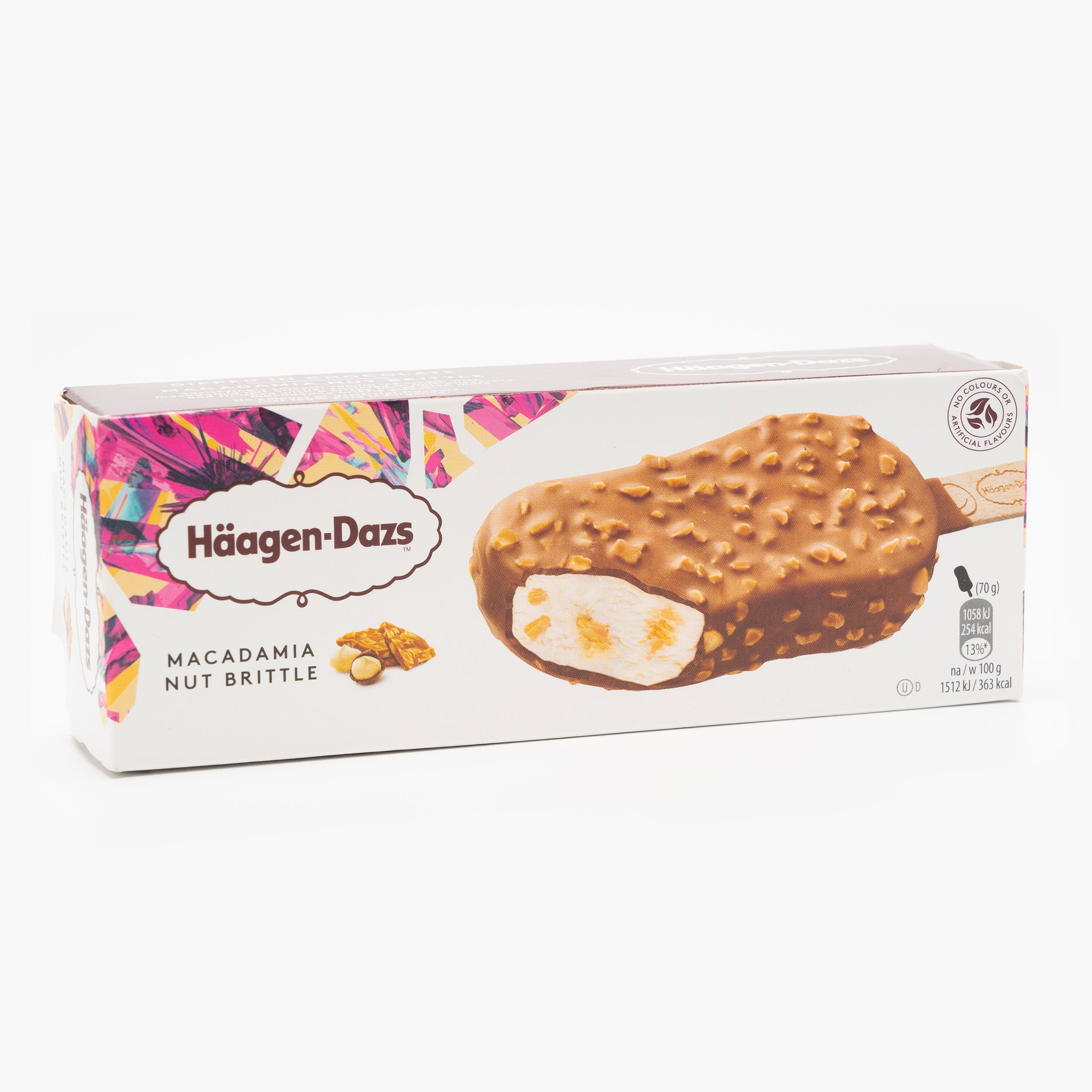 Inghetata pe bat ciocolata-nuci macadamia picture