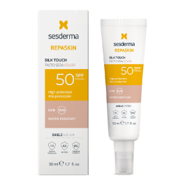 Crema de fata colorata spf50, silk touch color repaskin picture