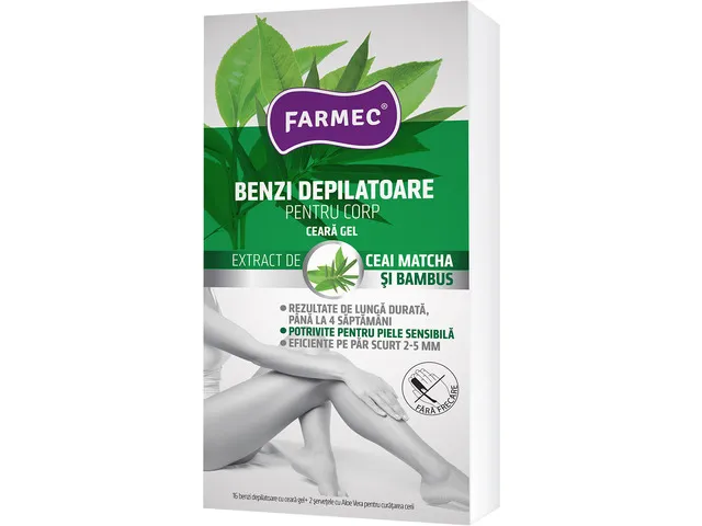 Benzi depilatoare corp ceara gel picture