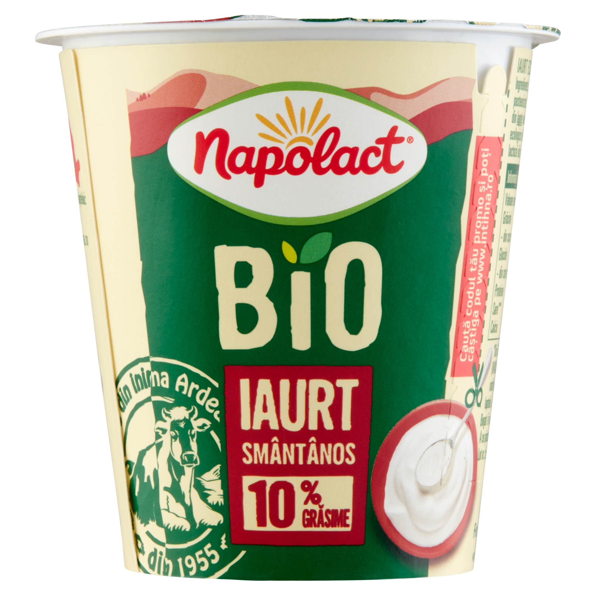 Iaurt natur smantanos bio 10% grasime picture