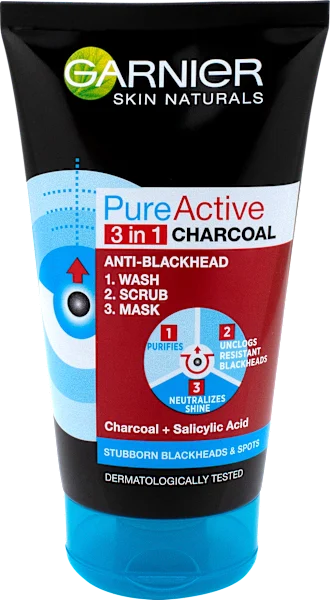 Gel de curatare 3 in 1 pure active charcoal picture