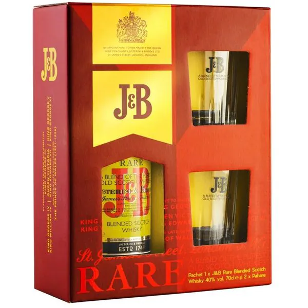 Whisky rare 40% vol. + 2 pahar picture