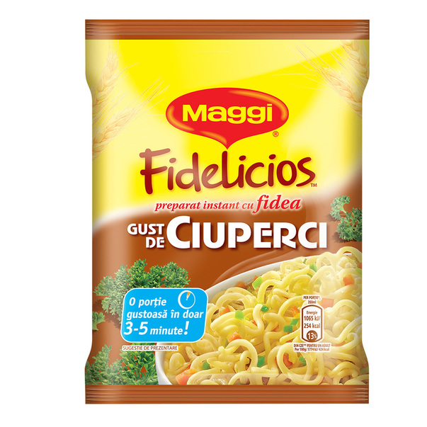 Supa instant cu fidea fidelicios ciuperci picture