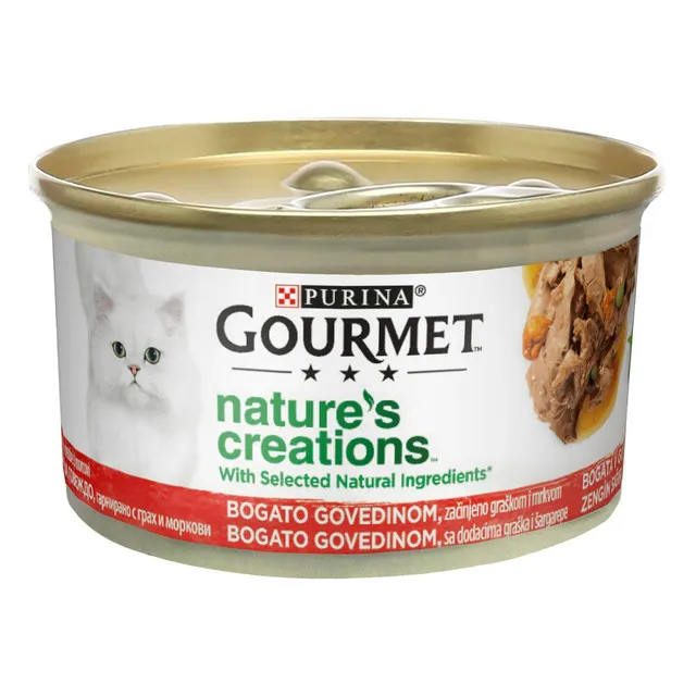 Gourmet nature/''s creations, bogat in vita cu mazare si morcovi picture