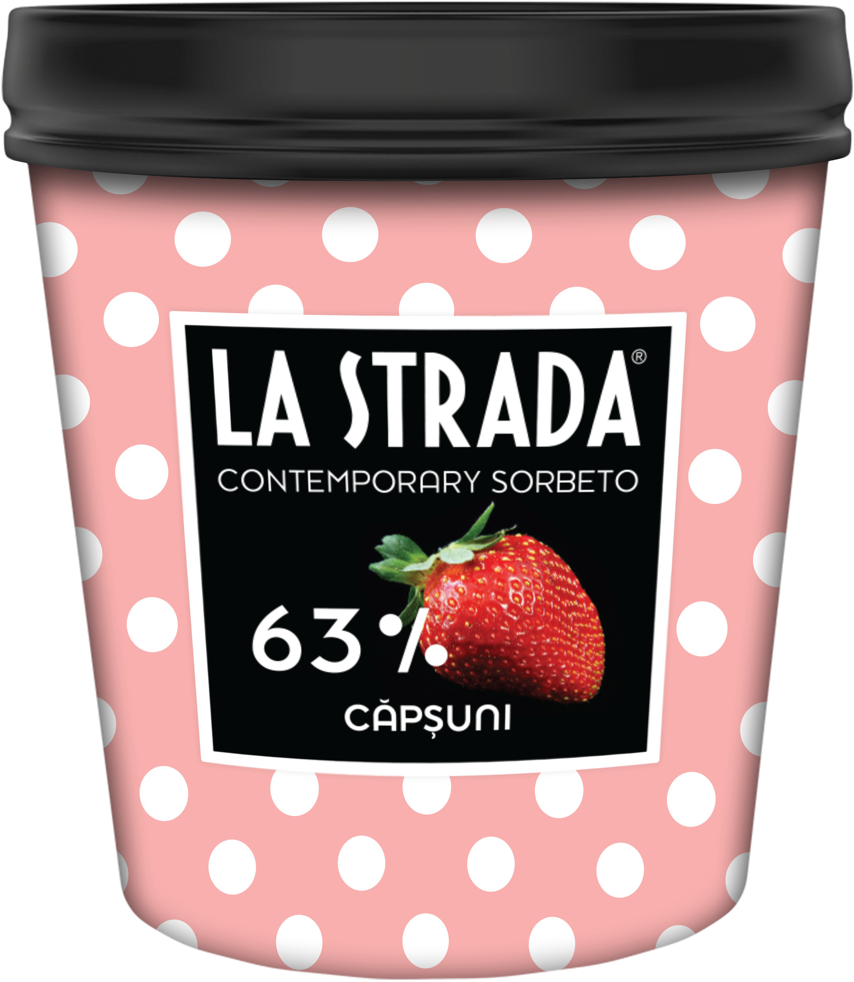 Inghetata sorbet capsuni picture