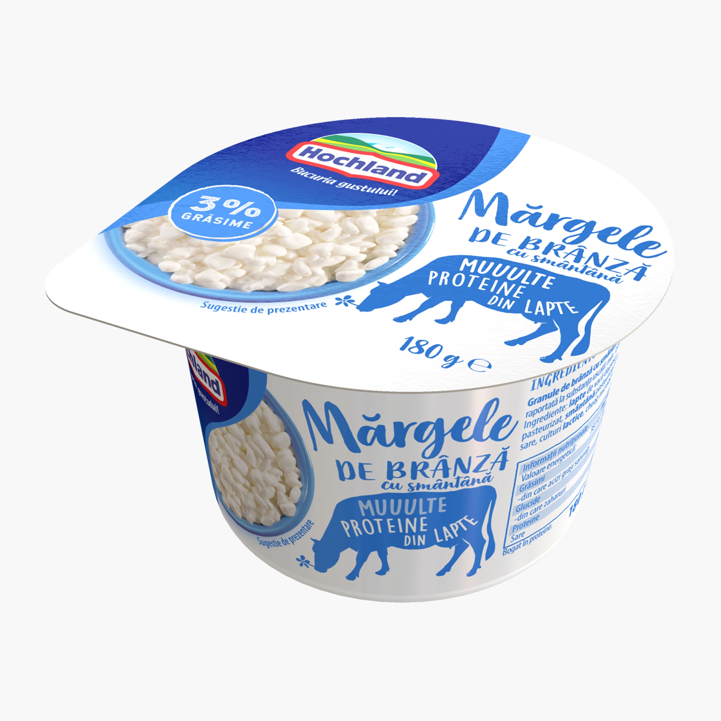 Branza proaspata cottage margele 3% grasime picture