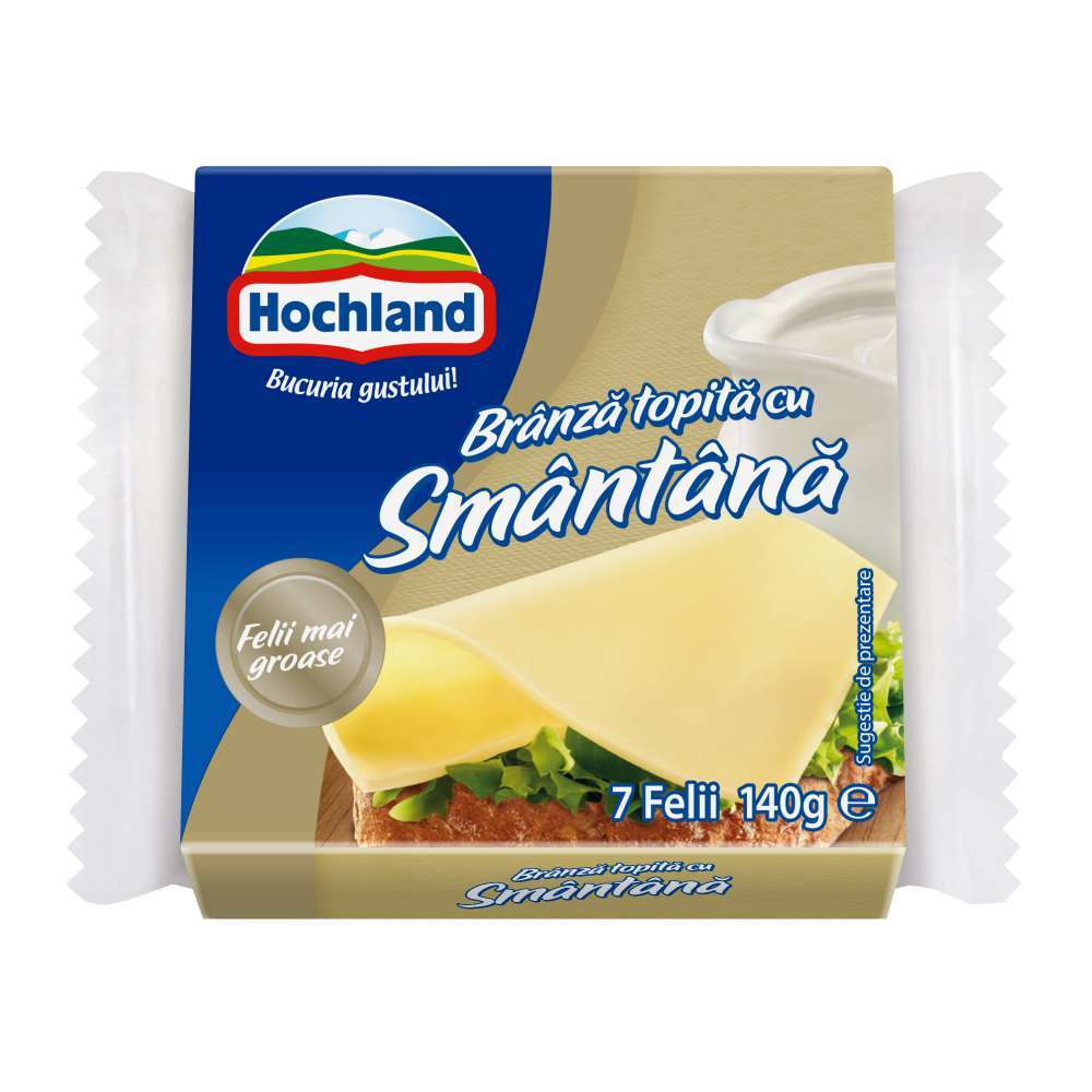Branza topita felii smantana picture