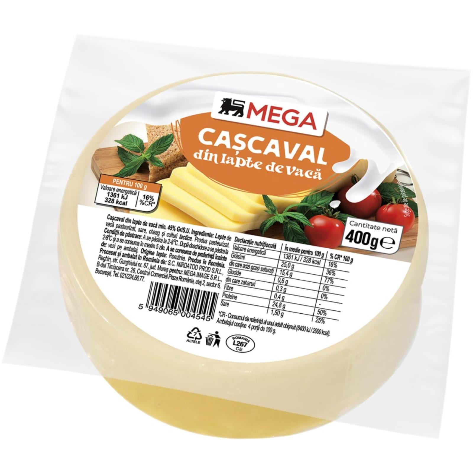 Cascaval de vaca ambalat picture