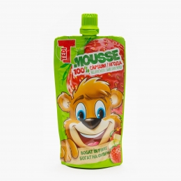 Mousse 100% capsuni-mere-banane-morcovi picture