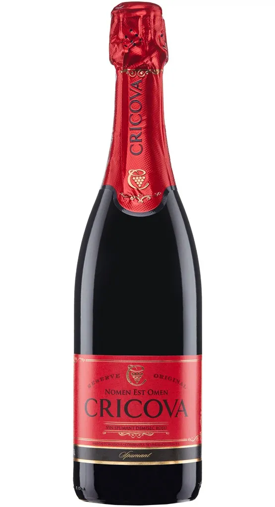 Vin spumant rosu traditional demisec picture