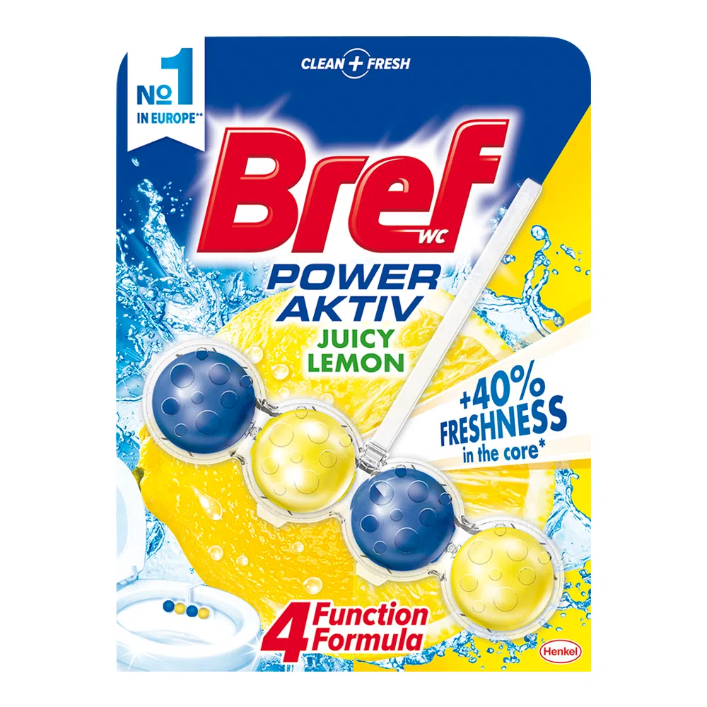 Odorizant wc power aktiv juice lemon +40% freshness picture