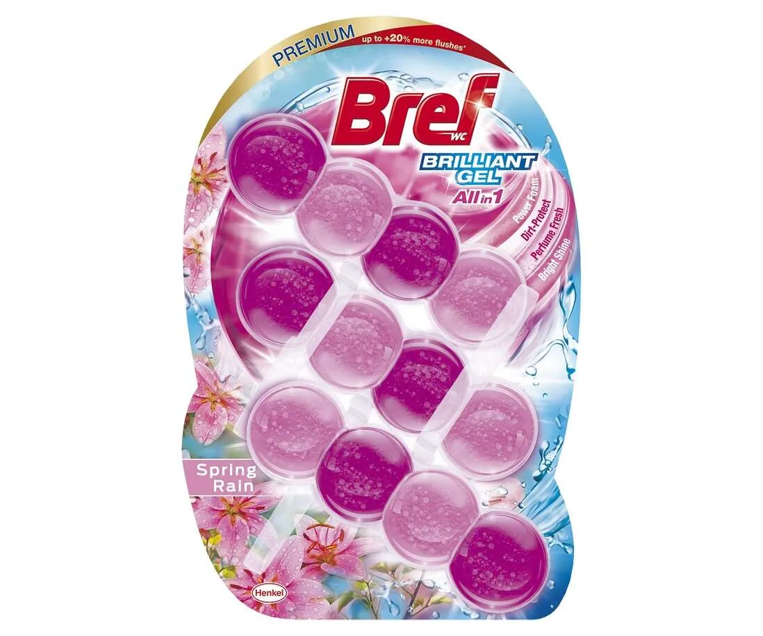 Odorizant wc brilliant gel all in 1 spring rain picture