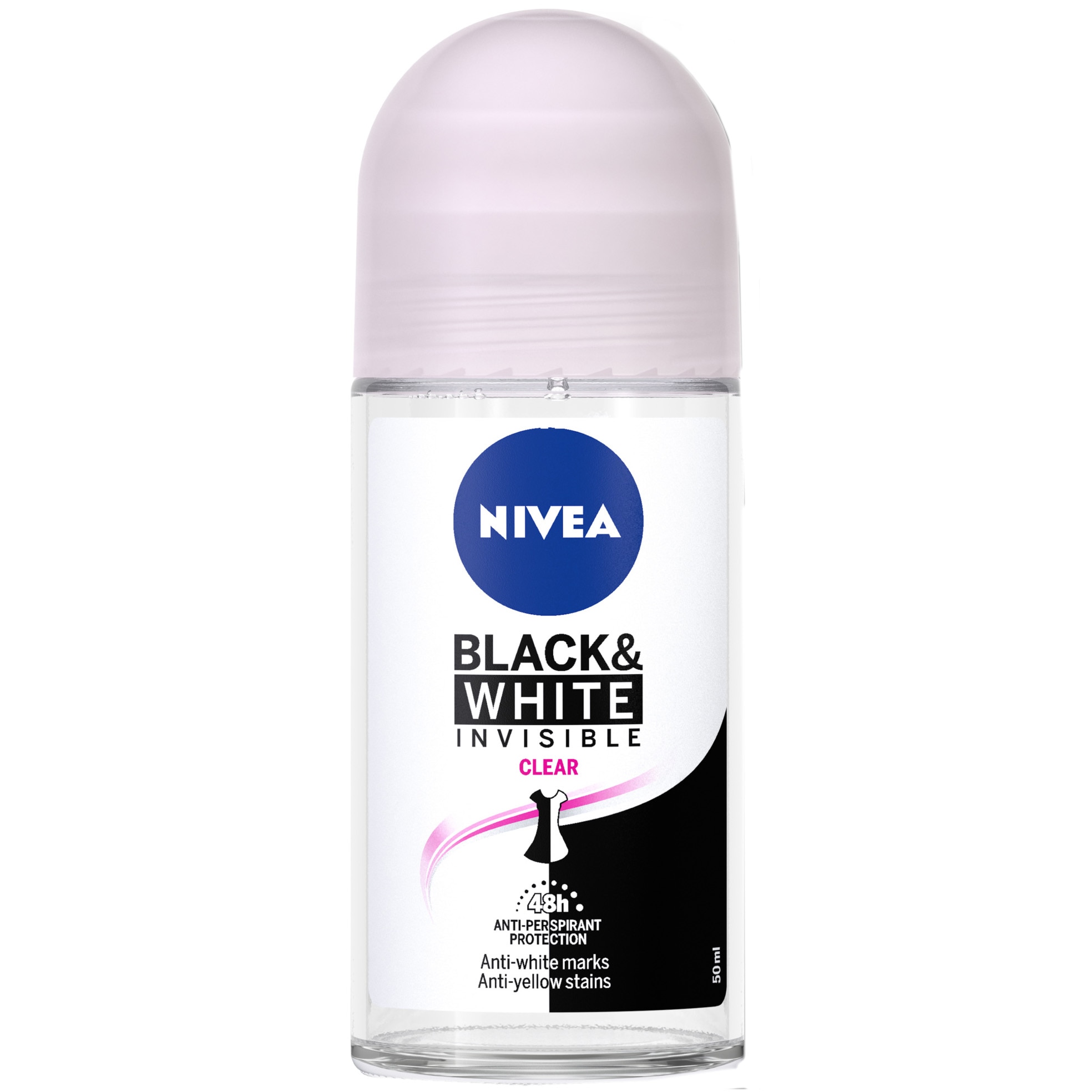 Deodorant cu bila black & white invisible clear picture