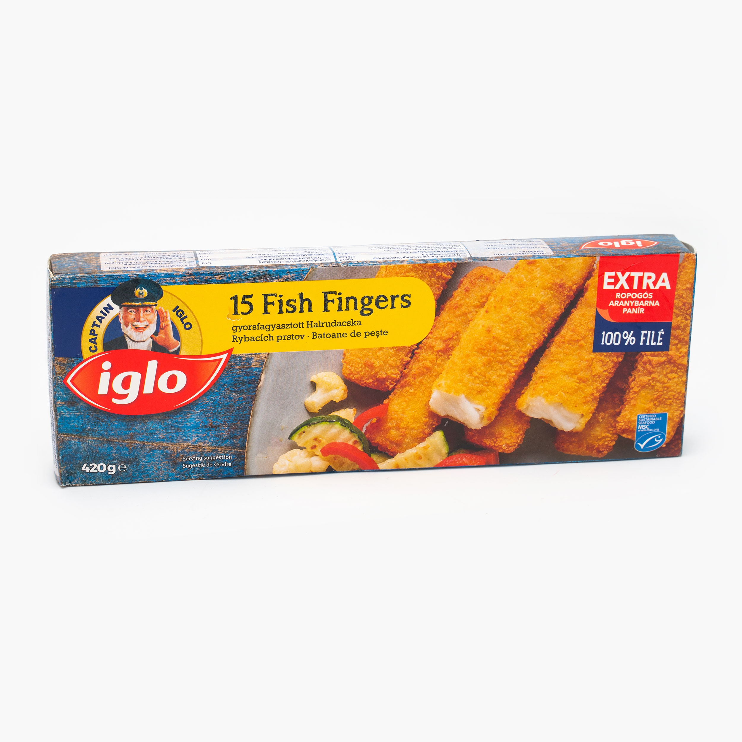 Fish fingers congelat ambalat picture