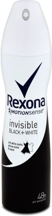 Deodorant spray invisible black & white picture