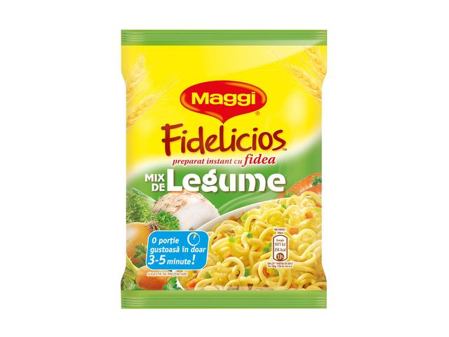 Supa instant cu fidea fidelicios legume picture