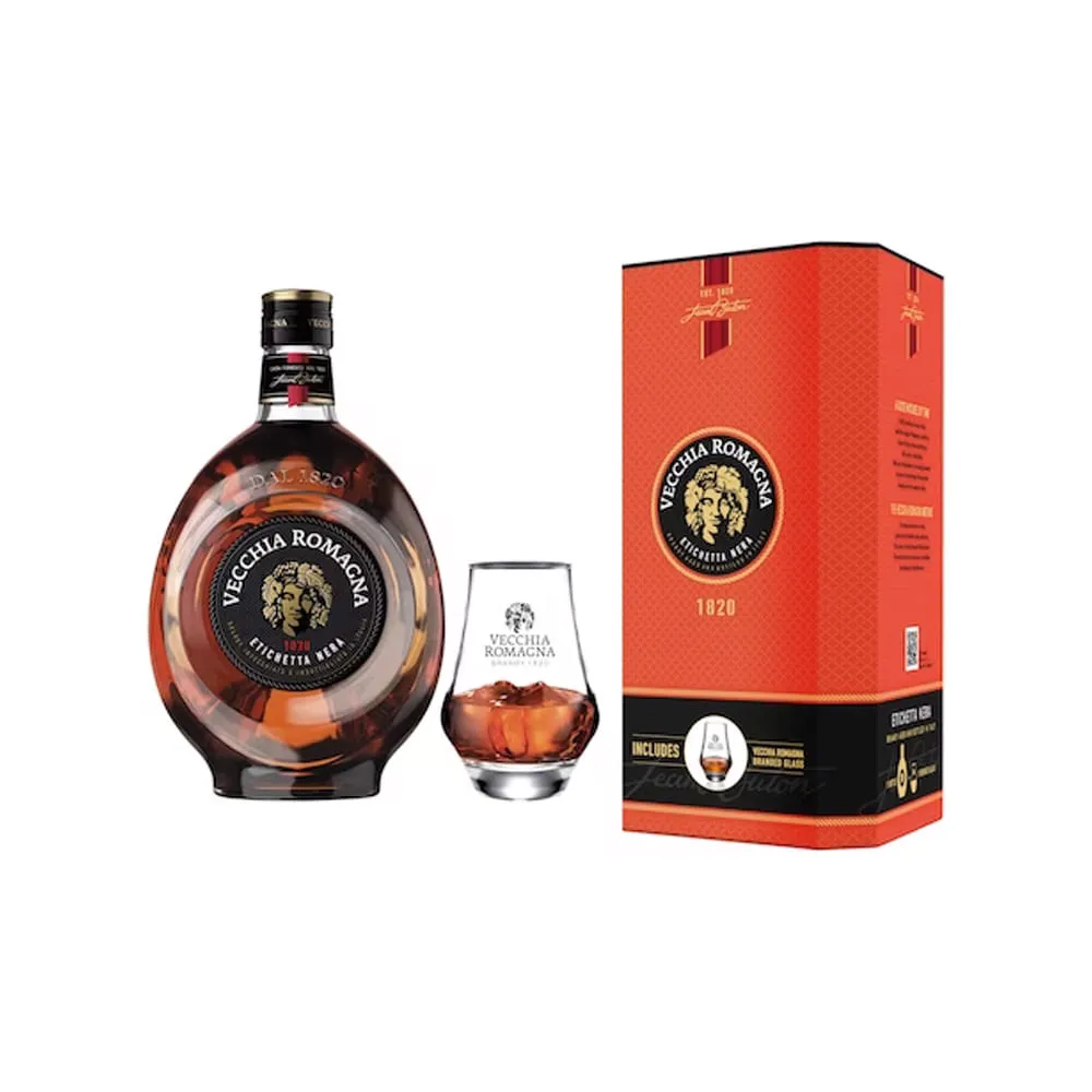 Cognac etichetta nera 38% vol. + 1 pahar picture