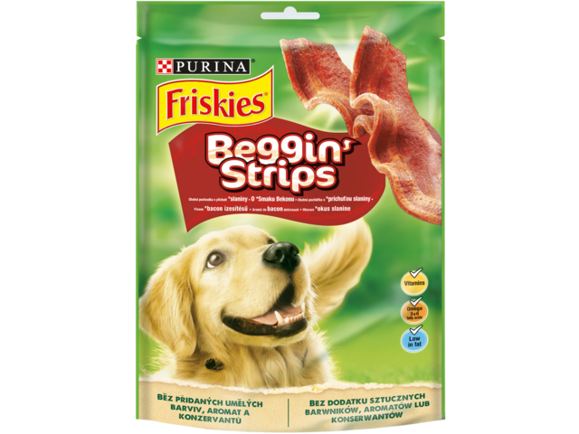 Hrana uscata caini beggin strips 3 in 1 vita picture