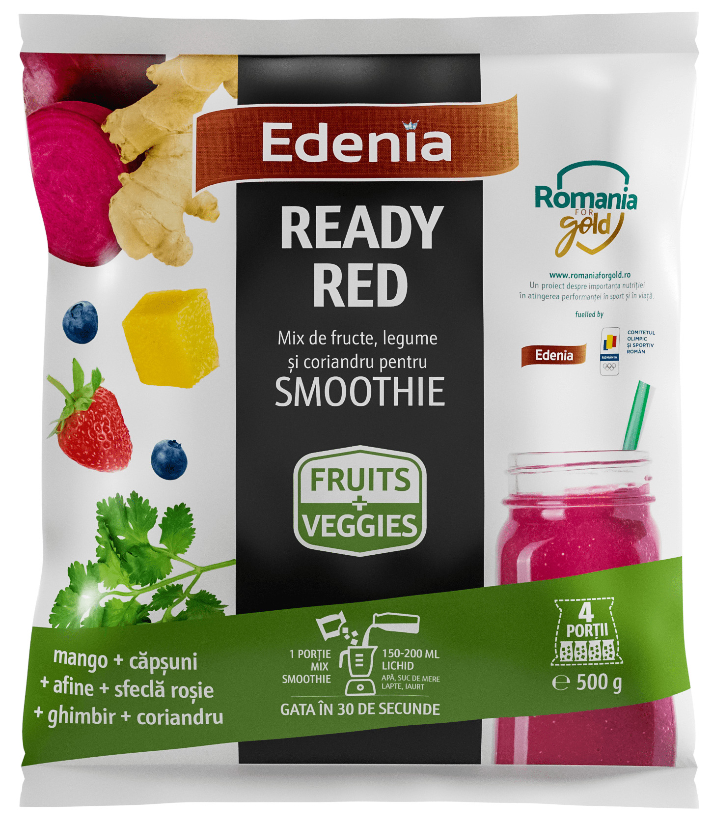 Fructe congelate smoothie ready red picture