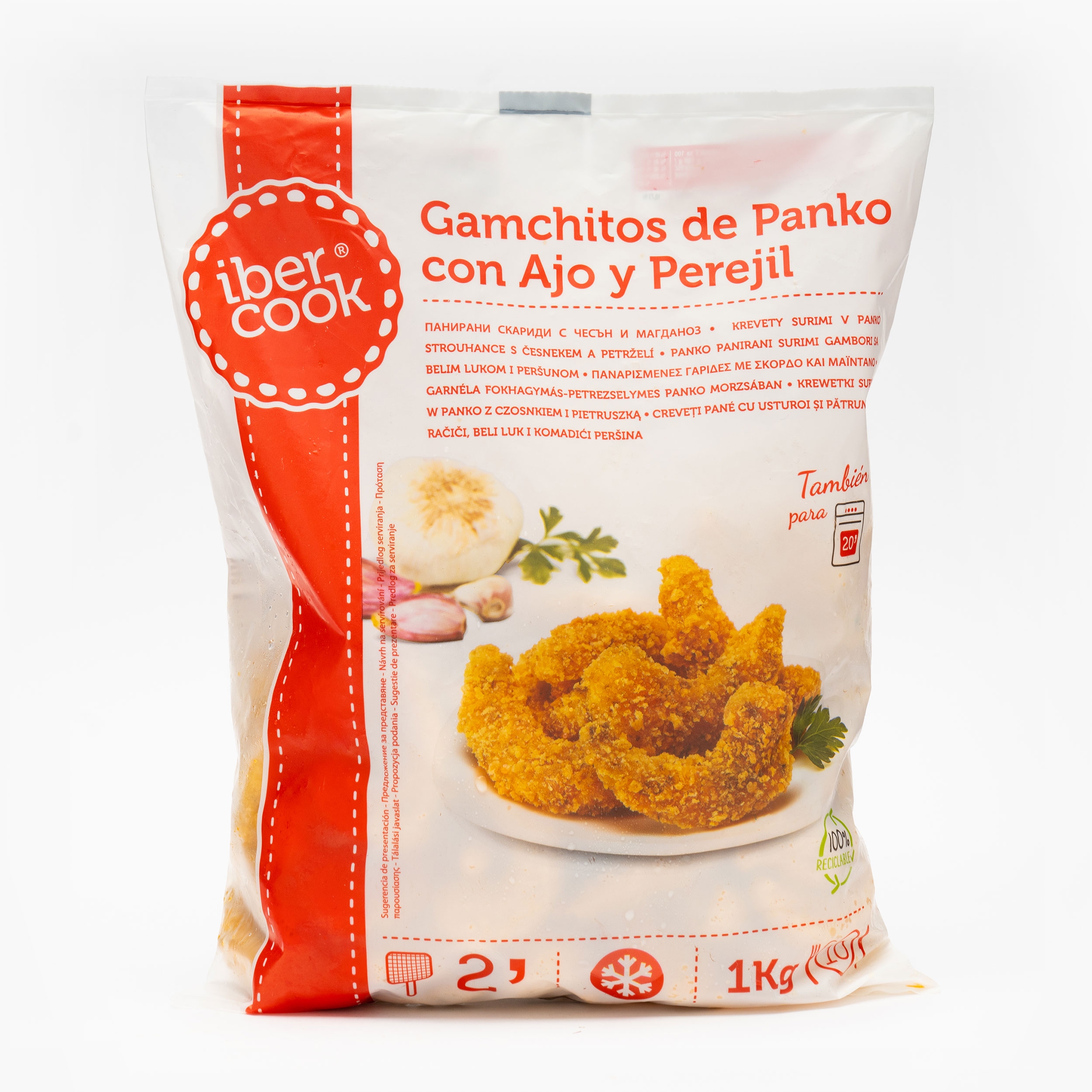 Creveti pane cu usturoi si patrunjel congelati ambalati picture