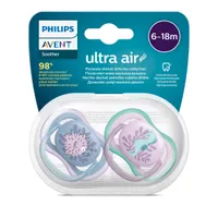 Suzete ultra air scf085/61 pentru 6-18 luni mov/albastru picture