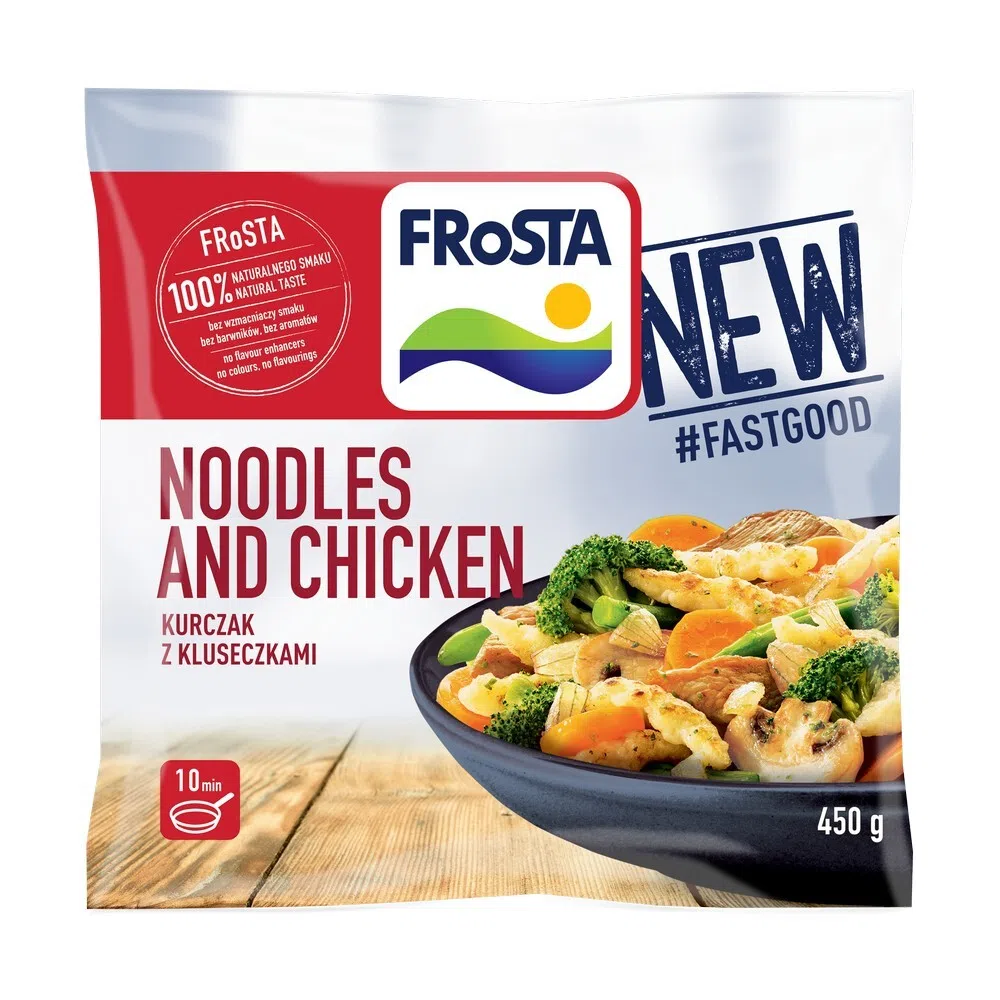 Noodles cu pui congelat ambalat picture