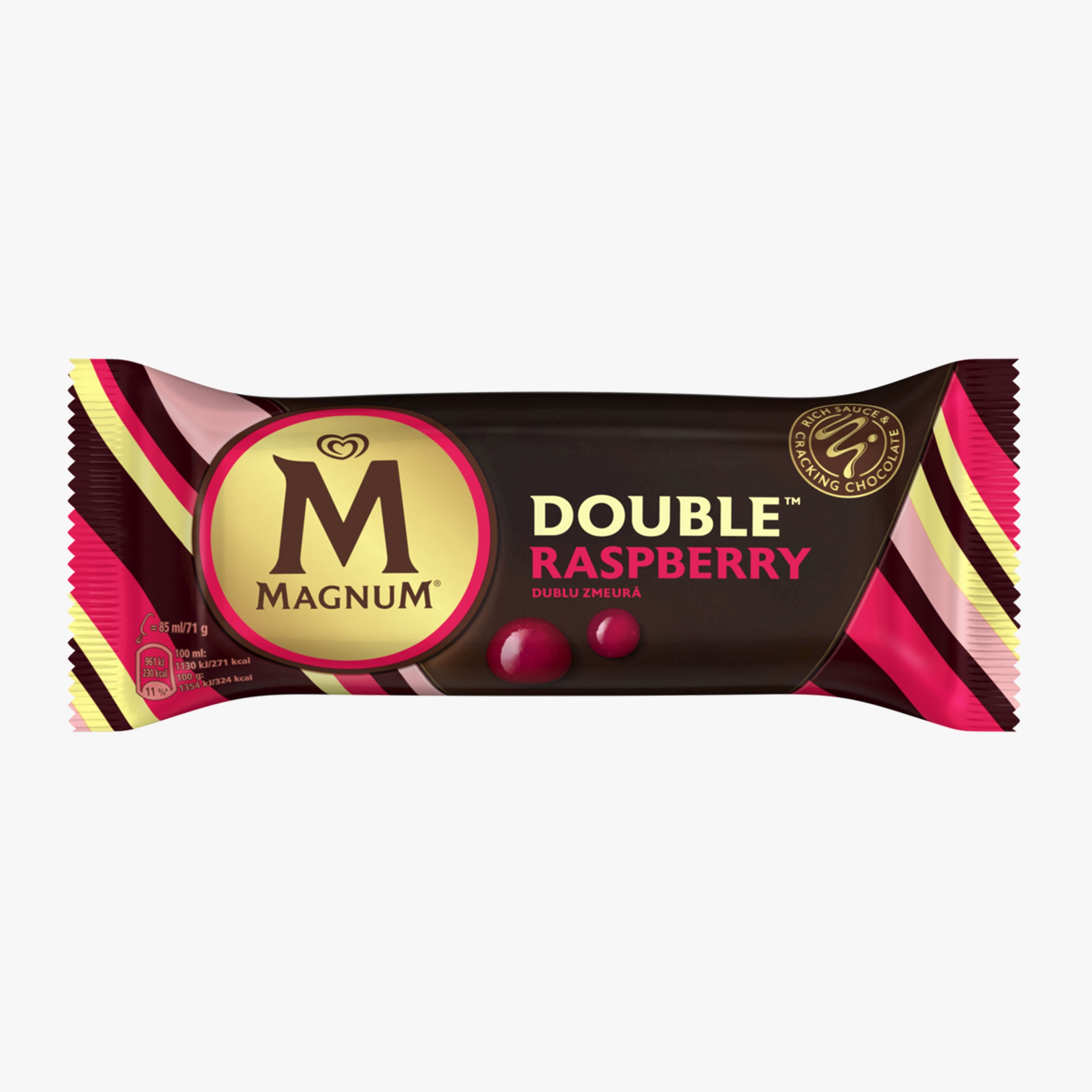 Inghetata pe bat double raspberry picture
