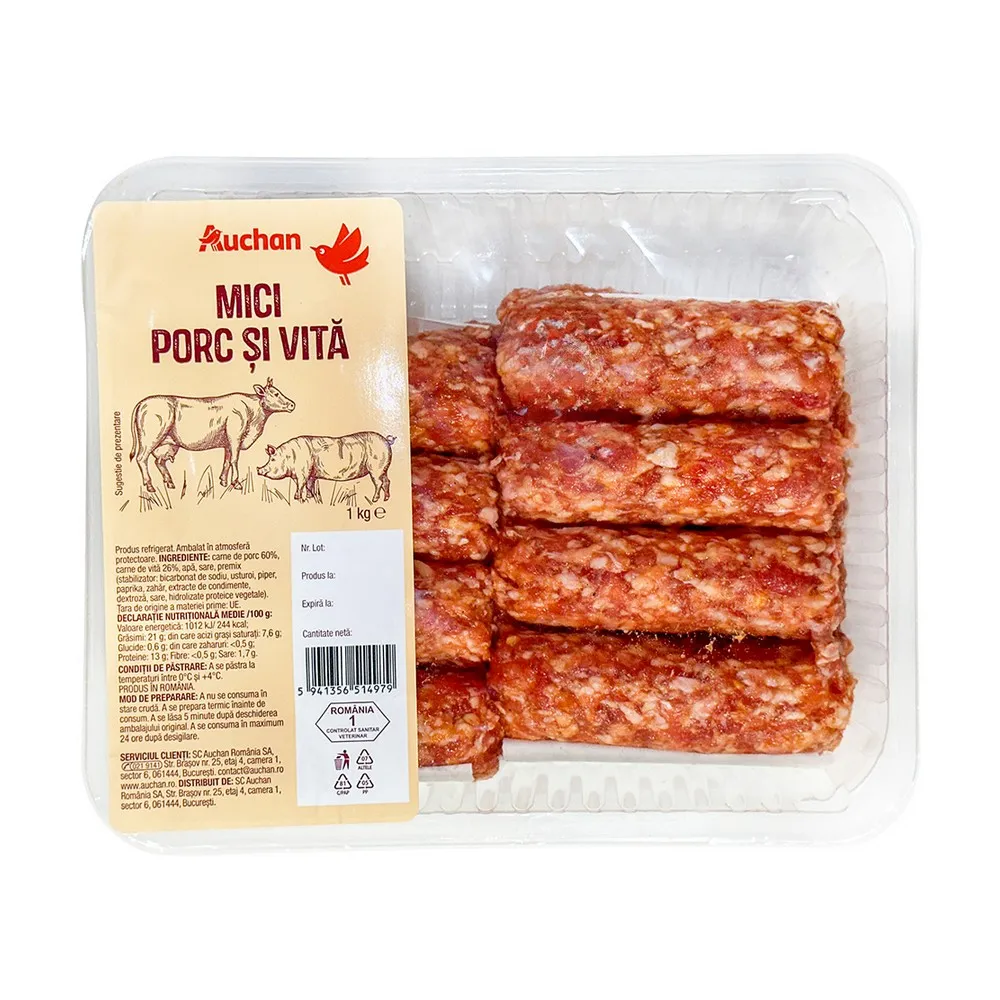 Mici de porc si vita, atm picture