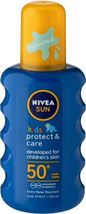 Spray protectie solara copii spf50+ protect & care colorat picture