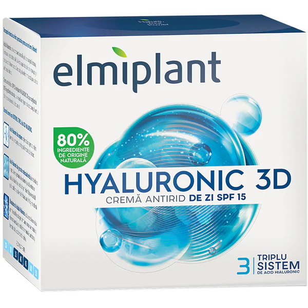 Crema fata zi antirid hyaluronic 3d spf15 picture