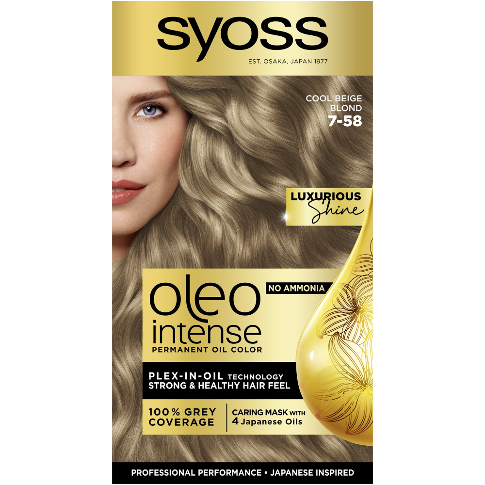 Vopsea de par oleo intense 7-58 cool beige blond picture