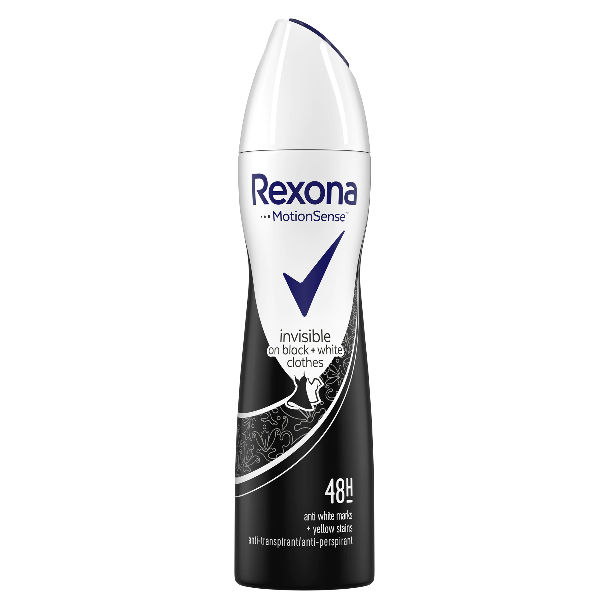 Deodorant spray invisible black & white picture