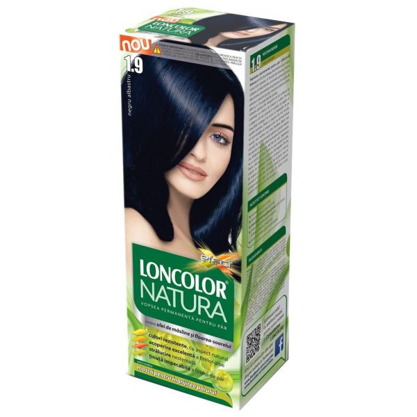 Vopsea de par 1.9 negru albastru picture
