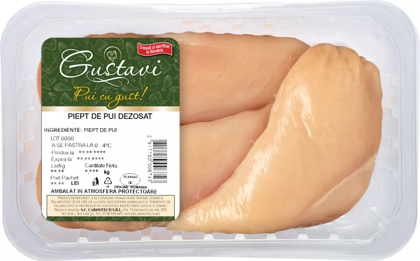 Piept de pui dezosat fara piele proaspat ambalat picture