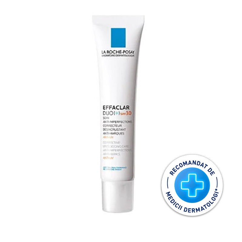 Crema de fata anti-imperfectiuni pentru ten gras cu tendinta acneica spf 30 effaclar duo+, la roche-posay picture