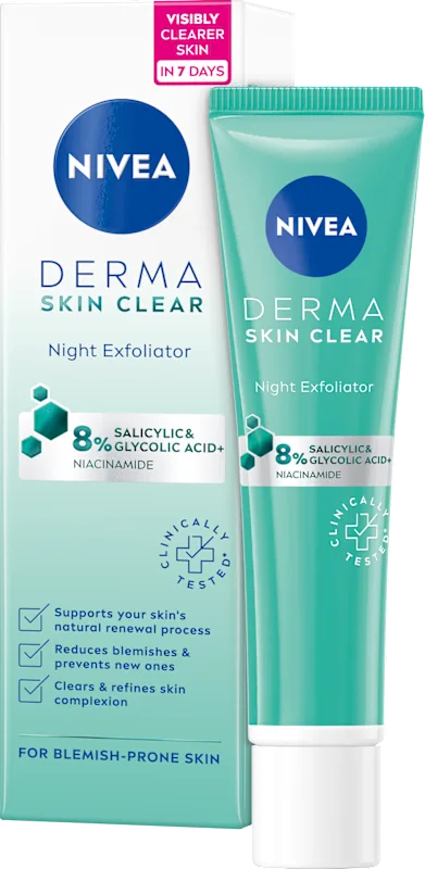 Tratament exfoliant noapte derma skin clear picture