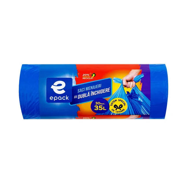 Saci menajeri 35 l dubla inchidere albastru picture